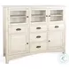 Willow Nest White White Sand 5 Drawer Server