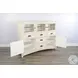 Willow Nest White White Sand 5 Drawer Server