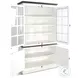 Heritage House White 4 Door Buffet and Hutch