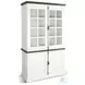 Heritage House White 4 Door Buffet and Hutch