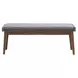 Smart Living Satin Walnut 75" Extendable Rectangular Dining Room Set