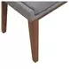Smart Living Gray Upholstered 47" Dining Bench