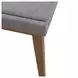 Smart Living Gray Upholstered 47" Dining Bench