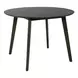 Space Savers Satin Walnut and Denim Blue Upholstered 3 Piece Extendable Drop Leaf Dining Set