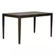 Space Savers Satin Walnut and Denim Blue Upholstered 5 Piece Rectangular Dining Set