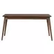 Smart Living Satin Walnut 75" Extendable Rectangular Dining Table