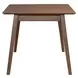 Smart Living Satin Walnut 75" Extendable Rectangular Dining Table