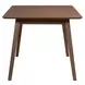 Smart Living Satin Walnut 75" Extendable Rectangular Dining Table