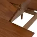 Smart Living Satin Walnut 75" Extendable Rectangular Dining Table
