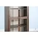 Autumn Echo Dark Brown 4 Glass Door Display Cabinet