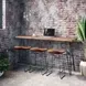 Nature's Edge Natural Counter Height Stool Set of 3