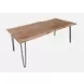 Nature's Edge Natural and Dark Brown Upholstered 5 Piece Dining Set
