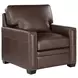 Dalton Brown Chestnut Leather Living Room Set