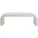 Aria Bergen Taupe Upholstered 60" Accent Bench
