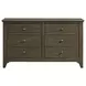 Tahoe Youth River Rock 6 Drawer Dresser