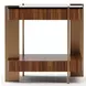 Altura Smoked Walnut Glass Top Occasional Table Set