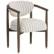 Gavina Gifford Script Upholstered Dining Arm Chair