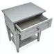 Glenbrook Pebble 1 Drawer Nightstand with USB Charging