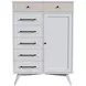 Rowan Ash Linen 7 Drawer Chifferobe
