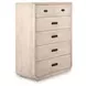 Sunset Cove Brown 5 Drawer Chest