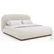 Botero Ivory Melange Performance Boucle King Upholstered Bed