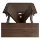 West End Saddle Brown 90" Extendable Rectangular Dining Table