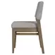 Flex Sandbar Oak and Gray Upholstered Side Chair Set of 2