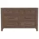 Carlson Harvest Brown 7 Drawer Dresser