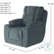 Challenger Athens Pond Power Headrest Wall Hugger Big Mans Recliner