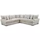 Doc Fossil Tan 3 Piece Modular Sectional with Pillows