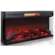 Whimora Black 36" Panoramic Log Fireplace Insert