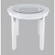 Urban Icon White and Gray Upholstered 5 Piece Dining Set