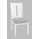 Urban Icon White and Gray Upholstered 5 Piece Dining Set