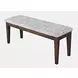 Urban Icon Merlot and Gray Upholstered 4 Piece Dining Set with Bench
