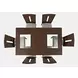 Urban Icon Brown and Gray Upholstered 7 Piece Dining Set