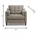 Emerson Green Pea Leather Upholstered Accent Chair
