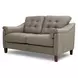 Ellis Green Pea Leather Living Room Set