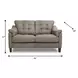 Emerson Green Pea Leather 64" Loveseat