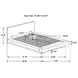 Jessica Cappuccino Queen Platform Bed