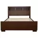 Jessica Cappuccino King Bookcase Bed