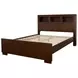 Jessica Cappuccino King Bookcase Bed