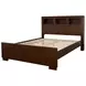Jessica Cappuccino Queen Bookcase Bed