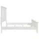 Sandy Beach Cream King Panel Bed
