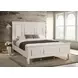 Sandy Beach Cream California King Panel Bed