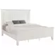 Sandy Beach Cream California King Panel Bed