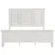 Sandy Beach Cream California King Panel Bed