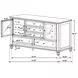 Sandy White Dresser