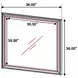 Sandy White Mirror