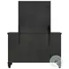 Sandy Beach Black 11 Drawer Dresser with Mirror