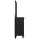 Sandy Beach Black 11 Drawer Dresser with Mirror